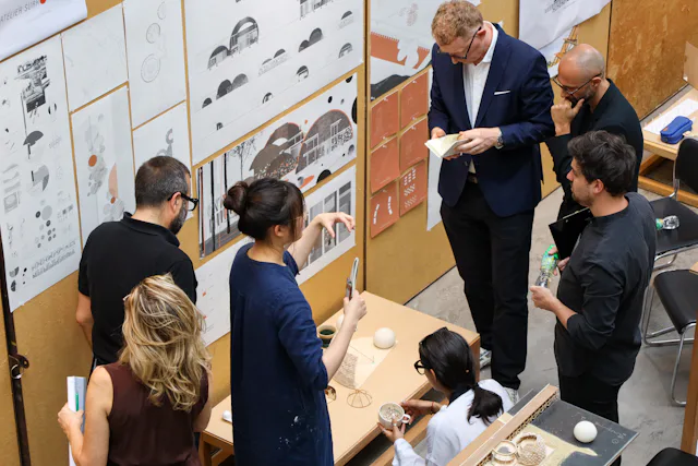 394 A7278 Bachelor of Social Science (Architectural Studies) - Hands-on model-making in a workshop, demonstrating technical craftsmanship in architectural education.