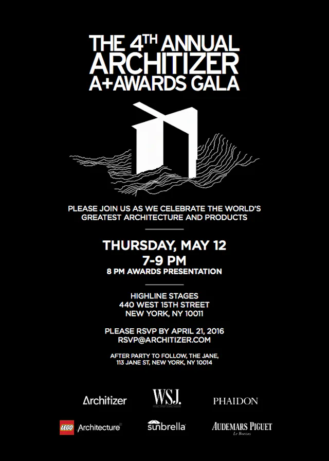 Architizer A Awards Gala poster