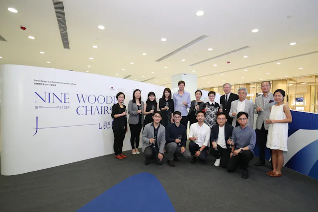 CUHK architecture alumni at Wharf’s “Nine Wooden Chairs” exhibition