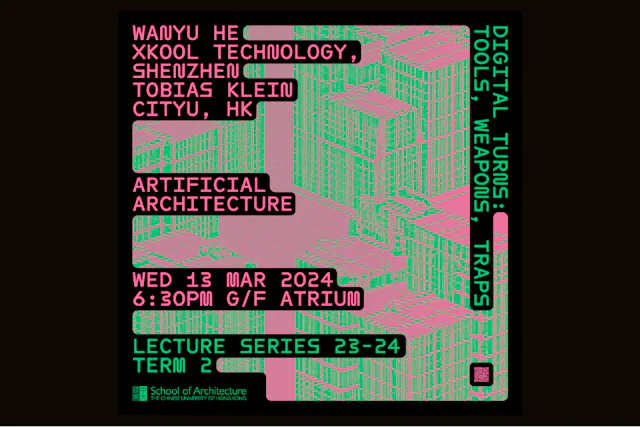 Lecture Series 2023-24 Term 2: Artificial Architecture