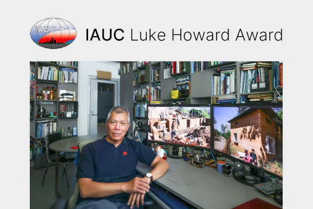 Prof. Edward Ng is the first Hong Kong scholar to win the Luke Howard Award