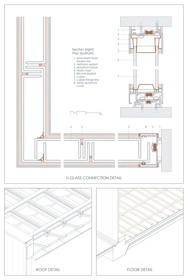 NEW 9 U glass connection detail Roof detail Floor detail original ratio s