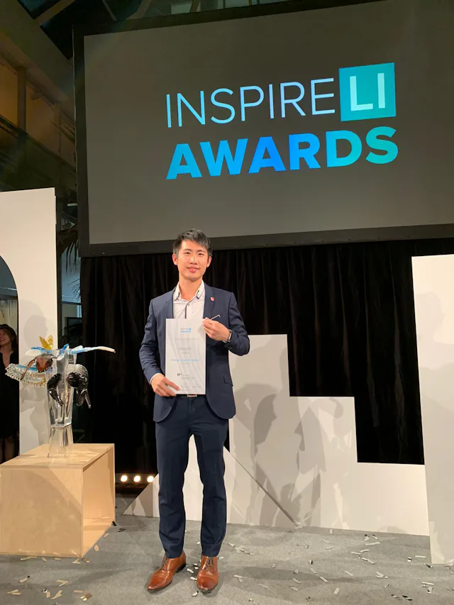 Wong Long hin INSPIRELI AWARDS 2019