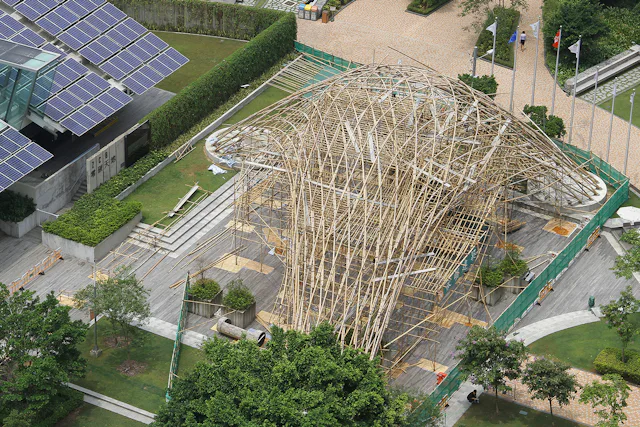 ZCB Bamboo Pavilion Constr 05