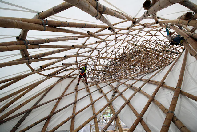 ZCB Bamboo Pavilion Constr 09 1