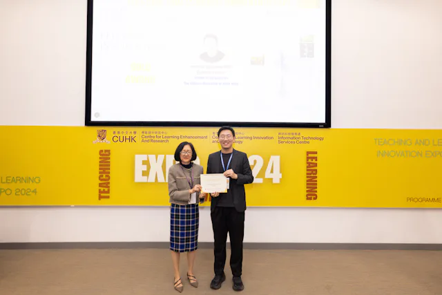 Prof. Shuaizhong Wang Wins Gold Award at Teaching and Learning Innovation Expo 2024